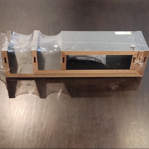 DanyaB set of 3, floating wall shelves NEW Espresso Color - Picture 2 of 13